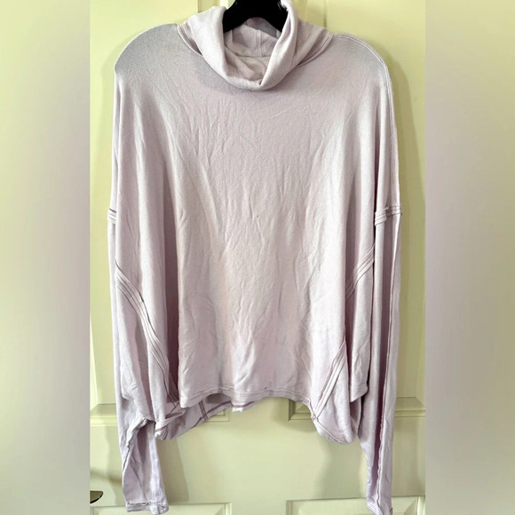 NWT Free People Alameda Pull Over Lilac M - Picture 5 of 8